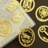Multi Styles Hollow Out Metal Bookmark Creative Gold Lace Bookmark Cartoon Animal Bookmarks School Stationery Supplies gynnar gåvor