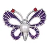 Нуса-жемчужные бусины Jeweled Snap кнопки ювелирных изделий бабочки Выводы для 18мм Snap кнопки ожерелье браслет Кольца ювелирные изделия