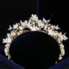 Bruiloft bruids tiara strass hoofdeces kristal bruids hoofdbanden haaraccessoires avond bruid jurken hoofdstukken haarband