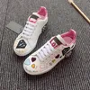 Designer Luxury Sneakers Män och Kvinnor Höga Skor Retro Kamouflage Graffiti Läder Casual Skor Inner Lås Skor