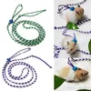 Harnais réglable pour Hamster pour animaux de compagnie, 1.4m, corde en coton pour gerbille, collier de plomb pour Rat, souris, Hamster, Cage pour animaux de compagnie