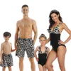 Family Matching Swimsuit Dad Son Board Shorts Mommy and Daughter Bikini Tassel Swimwear Summer Family Beach Outfit