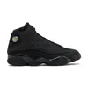 13 Men Women Basketball Shoes Cap and Gown green Island bred black cat playoff wolf grey 13s Sneakers