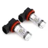 Pair of Universal Automobile H11 100W 6000K LED Fog Lamp Daytime Running Pure White Light