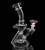 dhhuashop Bong capiteux recycleur bong inline perc dab rig pipe à eau quartz banger grand bol plates-formes pétrolières cire fumer accessoires barboteur narguilés