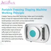 Mini Fat Freezing Machine Anti Cellulite Body Slimming Fat Freeze Cold Massager crioterapia dispositivo laser freddo
