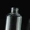 Tom 200 ml 6.66OZ Klar plastdimma Sprayflaska, reseparfymfördelare för rengöringslösningar (Sprayflaskor, Vit + Rensa)