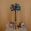 Metalen vaas tafel bruiloft middelpunt bloem vazen ​​evenement weg lood bloemrek voor woondecoratie groothandel