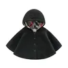 البيع بالتجزئة Baby Girls Winter Wool Windproof Cashmere Cloaks Outwear Kids Hick Shaw Shawl Darf Poncho Childr