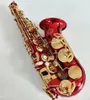 SUZUKI ALTO SAXOPHONE E Plana Alto saxofon Musikinstrument Röd med fodral. Vass. Munstycke fri frakt