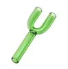 U-shaped glass pipe silver new foreign trade metal pipe export pipe