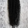 Bulk Afro Kinky Curly flätande hår 100 Nej inslag Human Hår bulk för flätning 100 g Nej inslag Human Hair Bundles4835969