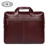 J M D 2019 Ny högkvalitativ 100% Real Leather Ship Men Portcases Messenger Bag Laptop Bags Hand Bag 7167256T