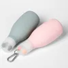 Borraccia portatile in silicone da 500 ml Borraccia pieghevole da viaggio all'aperto Bere bollitore per bevande sportive pieghevole