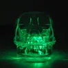 New Skull Acrilico Herb Grinder con luce LED RGB 54MM 2 pezzi Spice Miller plastica tabacco Abrader Crusher Hand Pipe