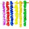 Fashion Hot Party Supplies Silk Hawaiian Flower Lei Garland Hawaii Wreath Cheerleading Products Hawaii Necklace 36 colors