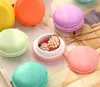 Doce bonito cor Macaron caixa de armazenamento de jóias Embalagem Display pílula caso organizador decoração de casa presente 4 * 2 cm