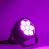 Shehds Waterproof LED PAR 7x18W RGBW+UV Högkvalitativ utomhus IP65 Vattentät DMX Effekt Stage Lights Professional Stage DJ Garden Concert