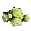 New.Silk Simulation fleur artificielle pivoine bouquet de fleurs 7 têtes/bouquet
