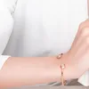 Kobiety 18K Rose Gold Bangle Bransoletka