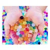 Enchimento do vaso da mistura do grânulo da água da mágica colorida do arco-íris e brinquedo 5000PCS da decoração do partido
