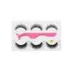 3 paren/set 3d Valse Wimpers 30 Stijlen Dikke Lange Wimper Wimpers met Wimper Clip Applicator Oogmake-up dhl gratis