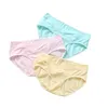 3pcs / Lot Lady Cotton U-Low-Shaped Low Waist Pregnancy Briefs For Pregnant Women Plus size Canties