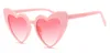 occhiali da sole a cuore alla moda da donna occhiali da sole cat eye unici nero rosa rosso a forma di cuore occhiali da sole da donna uv400