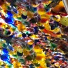 Nowoczesny Murano Szkło Żyrandole Oświetlenie Oświetlenie Duży Rozmiar Flush Montowane Kwiaty Sufit Żyrandol Led Lampa Home Kryty Hotel Club Light
