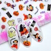 4PCS selfadhesive Halloween nail sticker decals for nail art decorations fake nails accessoires ghost Pumpkin head F2552603239655