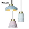 Kleurrijke Cement Hanglamp Hotel Restaurant Cafe Bar Eetkamer Slaapkamer Roze Groen Blauw Grijs Iron Suspension Hanging Lighting