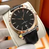 New Special 39 5mm 511 53 40 20 02 001 White Dial Automatic Mens Watch Rose Gold Case Brown Leather Strap Gents Watches Hello Watc329S