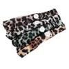 Sport Headband Yoga Headbands with Button Elastic Leopard Printed Headbands Headwrap Gym Hair Bands for Sports Exercise Party Favor RRA3274