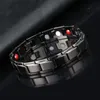 Hot Sale Twisted Healthy Magnetic Armband för kvinnor Kraftterapi Magnet Magnetitarmband Bangles Män hälso- och sjukvårdsmycken1