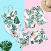 Family Swimsuits Mother Daughter Swimwear Beach Family Matching Outfits Look Mommy and Me Dessen