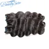 Beautysistirter Brazilian Virgin Remy Human Hair Bundles 5バンドルロットキューティクルアラインドバージンヘアエクステンション織りナチュラルCO201Q