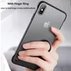 Telefonfodral för iPhone 6 6S 7 8 Plus X XR XS Max Frameless Ring Design Scrub Hard PC för Huawei Mate 20 P30 P20 Pro Phone Case Cove9904374