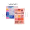 Colorina 9 Kleuren Oogschaduw Palet Pigmented Matte Shimmer Oogschaduw Palet Waterdichte Oogschaduw Bloem Makeup 4 stijlen