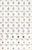 106 Styles Arbre de Vie Colliers Creux Médaillons Pendentifs Chockers en Acier Inoxydable 316L avec 50 ~ 60cm Chainmulti Aromatherapy Pcs