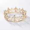 Easeres king Crown для человека полные круглые регулируемые анти-серебряные короны PROM KING T191026