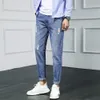 jeans for mens slim fit pants classic jeans male denim Designer Trousers Casual skinny Straight Elasticity pants h816