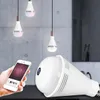 360 ° HD 960P 1080p WiFi IP-kamera LED-lampa Bluetooth-högtalarsäkerhetsövervakning - B