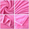 Home Fashion Super Soft 180x200cm Warm Micro Plush Fleece Blanket Throw Rug Literie Cover