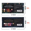 HANDAIYAN 14 couleurs Sexy femmes mat Palette de fard à paupières maquillage fumé étanche pigmenté mat paillettes nuances Palette de fard à paupières