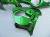 Högkvalitativa kinesiska kitsor för Kawasaki Ninja 2000 2001 ZX9R ZX-9R 00 01 ZX 9R Green Black Full Set Motorcykel Fairings Parts