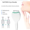 7 em 1 360 ° Criolipolisis 3 alças planas de criolipólise Máquina de crioterapia celulite corporal Reduz a personalização do logotipo Cryo Freezing Equipamento de beleza para perda de peso