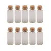 Small Glass Crafts Bottles With Corks Mini Perfumes Bottles 100pcs 22*55*12.5mm 12ml