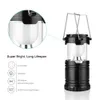 Uppladdningsbar solledare Camping Lantern Portable Outdoor Survival Ultra Bright Lamp för fiske akut orkaner Vandring jaktstorm