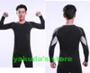 best men quick drying sports tight long sleeve men's football training base shirt running Yoga suit breathable fitness suit Soccer Training