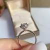 Trouwringen voor vrouwen 925 sterling zilveren diamanten ring hoge kwaliteit geschenken juwelen1